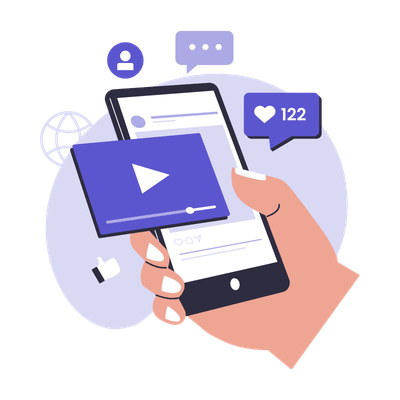 Social media posts & high-converting ad creatives